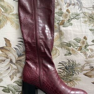 Franco Sarto Crocodile Boots